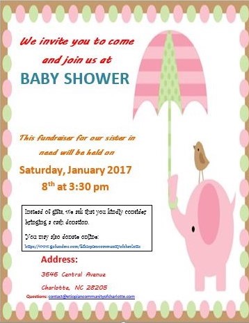 Baby Shower Invitation 01-2017